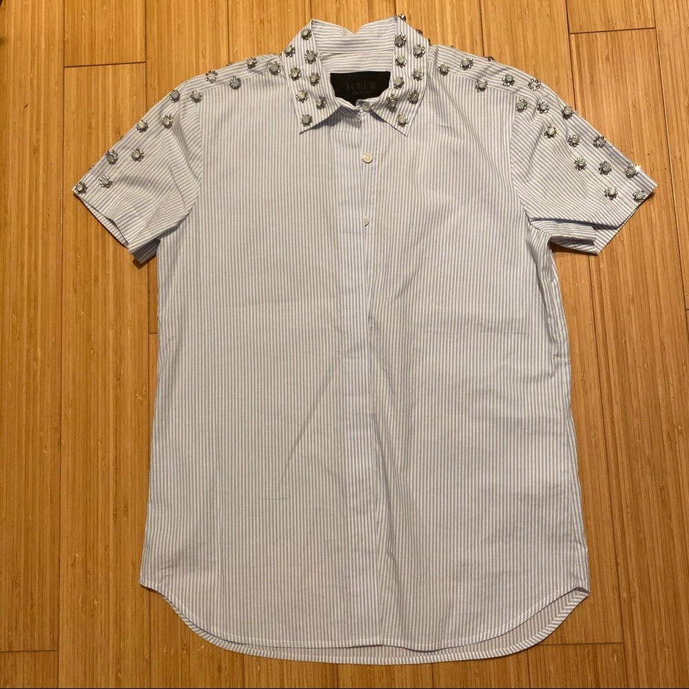 J.Crew Collection embellished button down